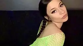Nadia Diomo's Hot Ass Twerks In Fishnet Bodysuit Slow Motion
