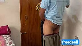 Stepson trying anal with stepmom at home