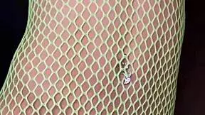 Nadia Diomo's Hot Ass Twerks In Fishnet Bodysuit Slow Motion