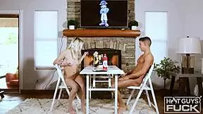 Jason deepthroats chloe in casting interview.