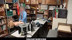 skinny blonde teen 18+ shoplifter fucked by guard after sex deal - zoe parker ryan mclane