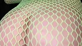 Nadia Diomo's Hot Ass Twerks In Fishnet Bodysuit Slow Motion