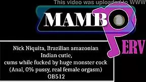 Nick Niquita cums intensely from huge monster cock fucking