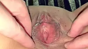 amateur close up of pink area 29 days after losing virginity
