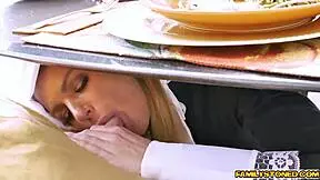 Mature girls ride and suck monster cocks