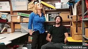 Wow! Hot Officer Krissy Lynn Seduces Thief And Fucks Him Hard!