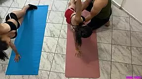 I tricked my two beautiful adopted stepdaughters into training, then I fucked their tight asses passionately