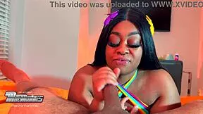 slim bbw wants to swallow cum with her tongue rings