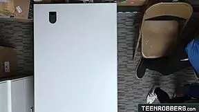 the mall guard catches and fucks the young curvy teen shoplifter