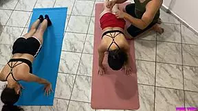 I tricked my two beautiful adopted stepdaughters into training, then I fucked their tight asses passionately