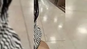 i met estefani at the mall and licked her ass