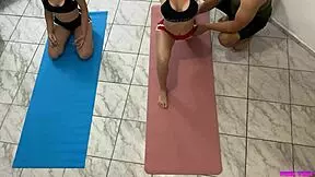 I tricked my two beautiful adopted stepdaughters into training, then I fucked their tight asses passionately