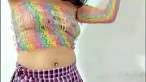 she opens her pussy and inserts a pink dildo, showing how wet it is