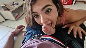 Watch her get her mouth fucked hard?