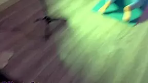 Stretching A Strained Butt After Yoga With Dildo And Anal Play