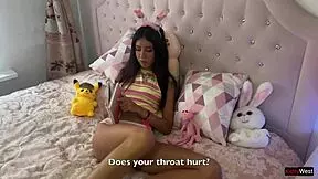 My stepsister craves my sperm for an orgasm during her cold