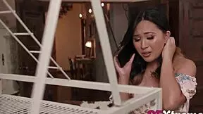 phoebe kalib finds intense comfort in massive cock fucking her tight pussy