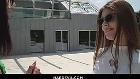 Princess alice feels intense pleasure during anal and cum facial