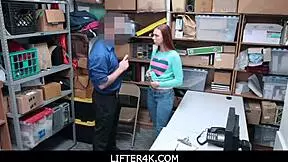 Ornella Morgan Caught Stealing Merchandise And Fucked By Officer At Work