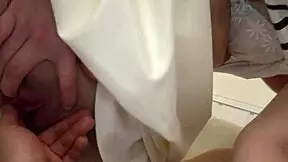 Petite Japanese Step-Sister Gives Virgin Step-Brother First Uncensored Blowjob