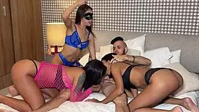 I Got Lucky Fucking Three Skinny Girls and Even Got Anal