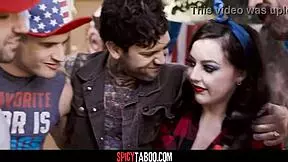 Step-uncle seduces step-niece at family barbecue gathering