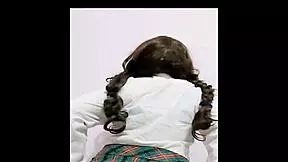 i wet my panties from orgasm after school and record it