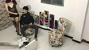 I gave my stepbrother an erotic dance and ended up fucking him hard