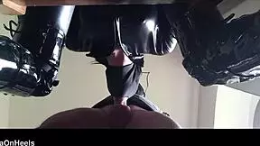 preview chairtied hooded ballgagged and ring gagged i have to suck until he cums