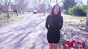 Amaya Castro tests an old cock and a young one in her threesome adventure