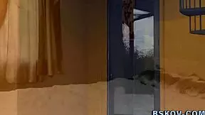 ebony teen gets facial