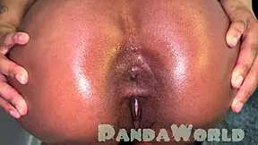 Ebony slut takes BBC deep while another swallows