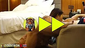 Can Johntronx Handle Fucking and Creampieing This Skinny Thai Model?