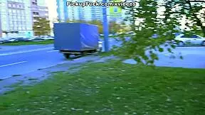 Three teens engage in passionate sex on the outdoor balcony under the sun