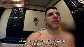 Risky pickup with valentina lapiedra in thermal bath