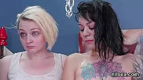 kinky teen undergoes anal therapy in assylum with assfucking and ass licking