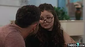 teen leana lovings lure into taboo family foursome fuck by her milf stepmom