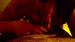 friend teasing with a deep blowjob on my cock