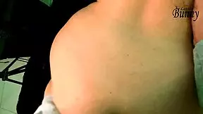 I cum on my wife's friend's ass during our encounter