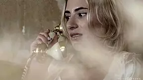 Lindsey cruz in hard work to bang threesome scene! 😈