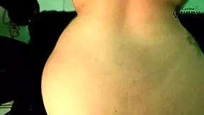 I cum on my wife's friend's ass during our encounter