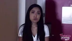 Brunette Luna Mills Wants Professor Brogan's Sperm in Tight Slit