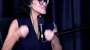 kaly khalifa and bia hot share sexy moments in lingerie podcast part 4