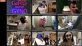 Aria Nicole undergoes her yearly physical with a nurse.