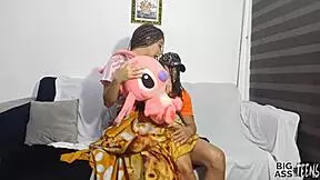 Teen Innocent College Girl Craves Stepfather's Cock On Sofa