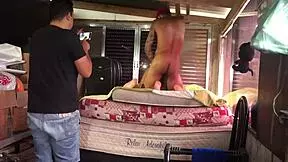 I film my wife getting anal fucked by a big cock teen brunette latina in pov