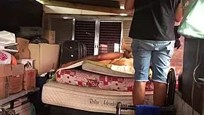 I film my wife getting anal fucked by a big cock teen brunette latina in pov