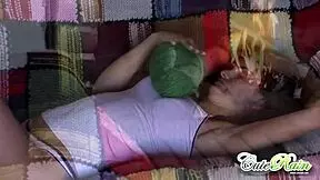 Petite Teen 18+ Girlfriend Strips Off In Solo Striptease Show