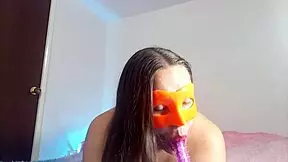 uh, the bar waitress makes her first video masturbating for her friend, it's hot