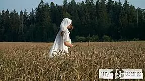 Watch beautiful Nika Nut finger her tight pussy in solo compilation.